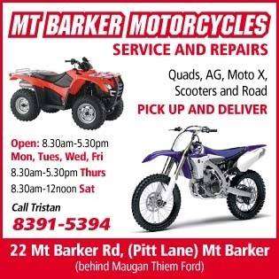 Photo: Mount Barker Motorcycles